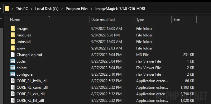PHP101.Net - Tutorial - Install ImageMagick on Windows