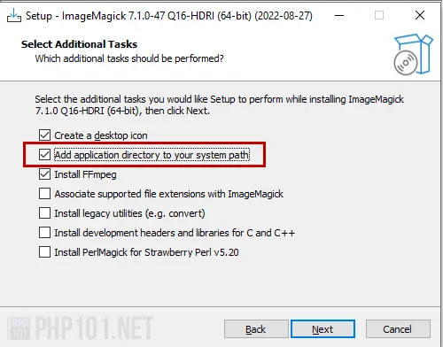 PHP101.Net - Tutorial - Install ImageMagick on Windows
